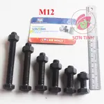 螺栓和頂篷 M12 12LY X30MM 40MM 50MM 60MM 80MM 100MM 六角外軸承黑鋼