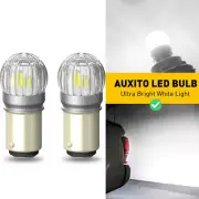 2PC 6000K Super White 1157 BAY15D 6-SMD LED Tail Stop Brake Light Bulbs 7528 12V (for: Jaguar)