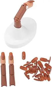 Healeved Creative Nail Art Training Models High-simulation Manicure Practicing Fake Finger Props Set