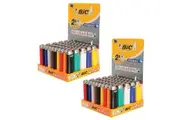 2 x 50x BIC Maxi Lighters Display Box J26 Various Colour (100 total)