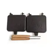 Emotional camping Double Pie Iron Sandwich Maker cute deer shape Sandwich Maker
