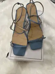 atmos here Sandals blue strappy