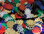 150 pcs Vintage Wheel of Fortune Loose Sequins Metallic Sewing Paper Crafts