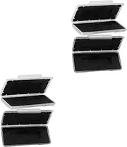 2sets Ssd Case Portable Hard Drive Storage Box Protective Foam for 2 2pcs*2