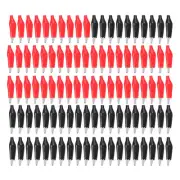 Alligator Clips Clamps , Crocodile Alligator Jumper Electric Test Clips , 100pcs