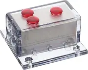 Car Amplifier Splitter Distribution Block for Auto Audio 2-Way Power Distributor Plastic c