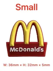 McDonalds M Logo Soft 3D Maccas Golden Arches Emblem AMG BMW M5 - Size Small