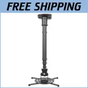 Premium Adjustable Projector Ceiling Mount with Extendable Arms - 360° Rotating