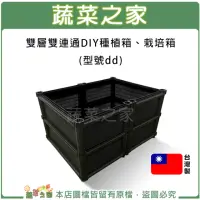 在飛比找momo購物網優惠-【蔬菜之家】雙層雙連通DIY種植箱、栽培箱型號dd(蔬菜箱 