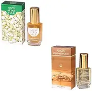 Ahsan Attar Perfume Set, Attarfull and Sandalwood Fragrance, 30ml Each