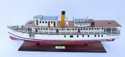 Calista Steamboat Ship Model 28" - Handcrafted Wooden Ship Model NEW