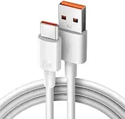 120W Turbo Charge Cable for Xiaomi. USB Cable 6A Fast Charging 120W Max, Transfer 480 Mbps. USB C Cable 65W 6A for Mi 11 Ultra. Mi Turbo Charge 65w 33w Redmi, Poco Black Shark. Android Auto