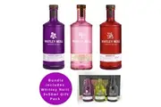 Whitley Neill Rhubarb and Ginger, Pink Grapefruit & Raspberry Gins 700ml (Inc. Mini Gift Pack 3x 50ml)