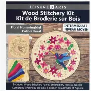 Floral Hummingbird Wood Stitched String Art Kit - Engaging 3D String Art for Adu