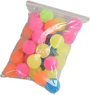 20pcs Balls Bouncy Ball Rubber Ball Funny Fluorescent Ball Jumping Ball