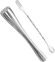 ULTECHNOVO 1Set Professional Muddler Multifunctional Crushing Rod for Cocktails Bartending Tool for Home and Bar Use and Easy to Operate