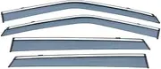 Window Visor Wind Weathershileds for Nissan Lannia U15 2015-2020 Rear Window Roof Sun Rain Shade Vent Visor Spoiler Wing Shelters