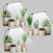 bseah Grow Light for Indoor Plants - Full Spectrum Plant Light (3 Pack)
