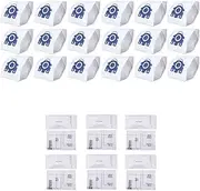 6-18x Vacuum Cleaner Bags for Miele FJM Hyclean 3D GN C2 C3 S2 S5 S8 S5211 S5210 (18 Bags + 12 Filter)