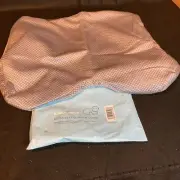 Klaudena Memory Foam Cushion Replacment Cover *New* Tan With Brown Zipper