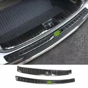 For Kia Carnival 2022-2023 Black steel Rear Bumper Protector Sill Plate Guard 2x (for: Kia)