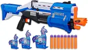 Nerf Fortnite Gun TS R & Llama Targets Blue Mega Dart Blaster Kids Toy Set Pump