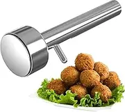 Professional Falafel/Meatball Scoop Maker,Stainless Steel Scoop Maker, Food Safe and Non-Sticky Falafel Baller Tool,Falafel Frozen Mix | Simple Scoop and Drop for Kitchen Household Use