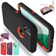 For iPhone XS Max XR X 8 7 6s Plus Case Hybrid Shockproof Heavy Duty Tough Cover