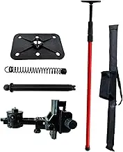Lasers Level Telescopic Rod Ceiling Artifact Level Lifting Rod Leveling Wall Bracketstand for Inside, 4M
