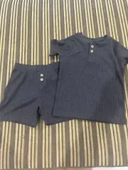 Anko Boys pyjamas Sz 2 Charcoal Marle Bnwt Acc190