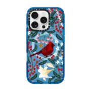 iPhone 16 Pro Impact Case MagSafe Compatible Cardinal at Christmas