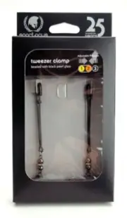 Spartacus Adjustable Lavish Tweezer Clamps with Pearl Spartacus Enterprises