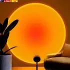 Sunset Lamp Projection Rotation Rainbow Lamp Led Romantic Visual Led Light Netwo
