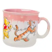 Winnie the Pooh Featuring Piglet, Tigger, and Eeyore Reactive Glaze Ceramic