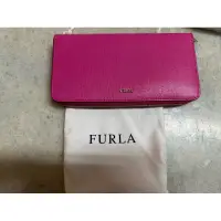 在飛比找蝦皮購物優惠-FURLA女性皮夾.皮包.零錢包.手機包.長夾（全新正品）桃