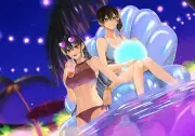 Anime girls kantai collection nagato kaga long hair Playmat Gaming Mat Desk