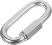 SOESFOUFU Locking Carabiner Quick Link Chain Hook for Gym Hammocks Swings More Versatile Corrosion Resistant Easy Installation Maximum Safety