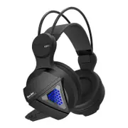 NB-G01 Wired Gaming Headphone RGB LED Light Bass Stereo Over-ear Headset With Mic for Cell Phone PC