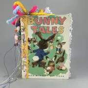 Little Golden Book Bunny Tales 1963 Junk Journal Handmade Vintage Ephemera 2 Sig