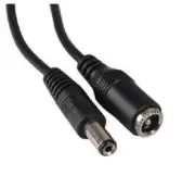 Male to female DC extender cable with 2.1 mm jack plugs (25 feet long)