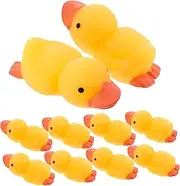 KOMBIUDA 10pcs Duck Squeeze Portable Fidget Novelty Stretchy Sensory Fidget Balls for and Adults Fun Party