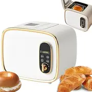 Breadmaker Machine, 400W Electric Bread Maker with 600g Large Capacity 13 Program Settings and 15h Timer, Sourdough Maker 15Min Power Off Memory Protection for Gluten-Free,Yogurt