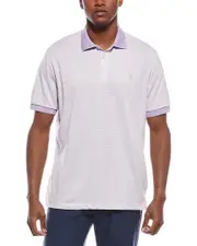 TailorByrd Super Soft Yarn-Dye Stripes Slub Polo Shirt