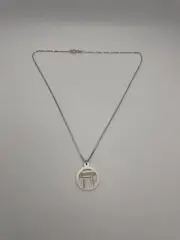 Silver Necklace with the Letter "ה" – Protection Against the Evil Eye