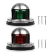 Marine LED Navigation Lights Red and Green Waterproof Highly Efficient