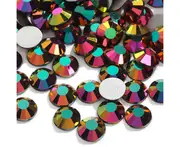 Flat Back Crystal Rhinestones Round Gems