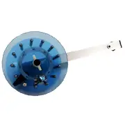 (1)-Blue Northern Lights Ice Fishing Lighted Rattle Reel