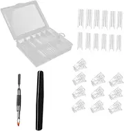Baluue Professional Manicure Kit Extension Nail Plates Grinding Strips Box for Home Salon Use