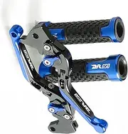 Motorcycle DR650 Logo Racing Grips Handle Grips Brake Levers Clutch for S&uzuki DR 650 S SE 1994 1995 1996 1997 1998 1999 2000 2001 2002-2009 2010