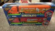LOT/2 WINNER'S CIRCLE TRUCK & TRAILER #8 OREO EARNHART & #20 HOME DEPOT STEWART